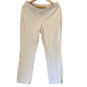 Chico's Ivory Leggings with Smooth Flat-Front Design
